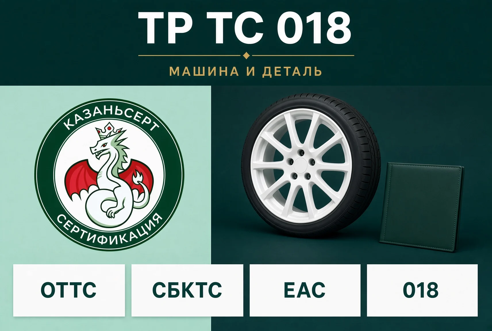 ТР ТС 018 ОТТС СБКТС и сертификат на автокомпоненты