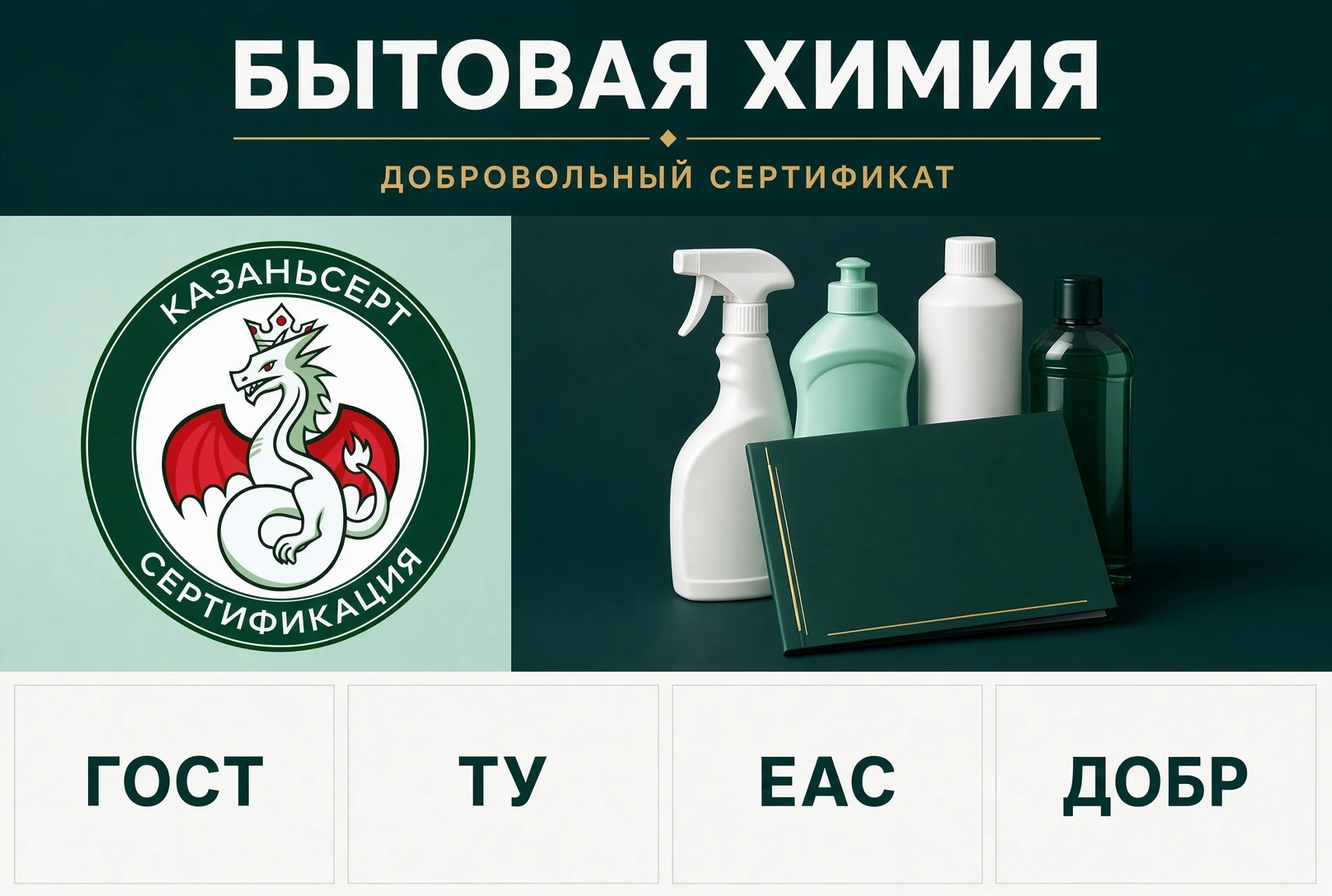 бытовая химия добровольный сертификат ГОСТ ТУ