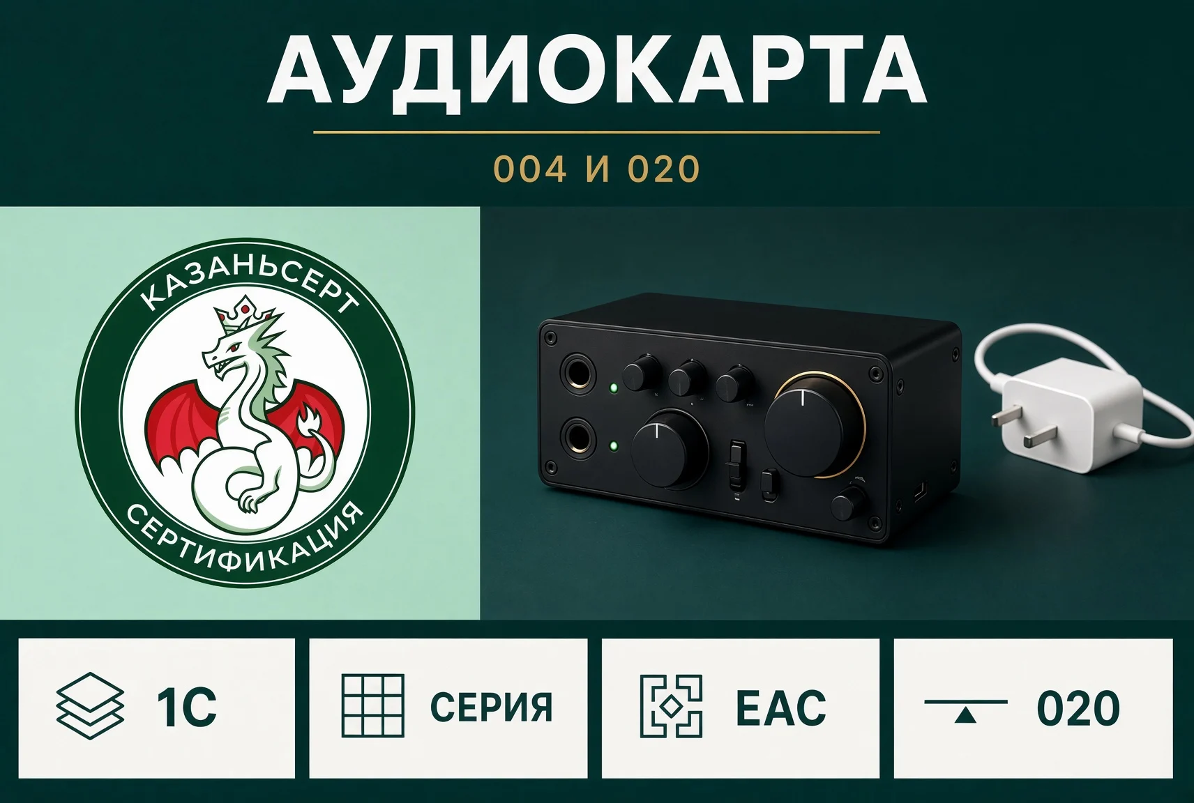 сертификат на аудиокарту схема 1с ТР ТС 004 и 020